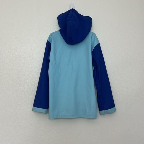 Disney Movie Frozen Themed Blue and Light Blue Rain Coat Jacket Size Small/Med - Picture 12 of 15